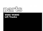 spare parts catalog Cat Lift Trucks V55C, VC60C Parts Book SEBN2556-01 PDF - 5