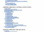 repair manual Cat Lift Trucks WC27M, WC36M Operation & Maintenance Manual PDF - 1