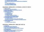 repair manual Cat Lift Trucks WT45M Operation & Maintenance Manual PDF - 1