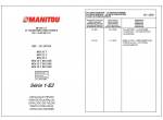 spare parts catalog Manitou Forklifts MSI 30D Turbo Series 1-E2 Parts Manual PDF - 1