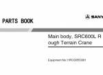 spare parts catalog Sany Rough Terrain Crane SRC600L Parts Book PDF - 1