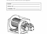 repair manual Tulsa Planetary Winch 3541RL Operating & Maintenance Manual PDF - 3