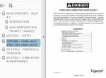 repair manual Tigercat Feller Buncher 845B Operator’s Manual PDF - 1