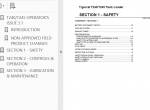 repair manual Tigercat Track Loader T240, T245 Operator’s Manual PDF - 1