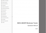 repair manual Case 8825 and 8825HP Windrower Tractor PDF Operator’s Manual - 4