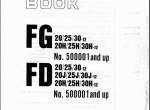 repair manual Komatsu Forklift 2009 - 3