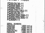 repair manual Komatsu Forklift 2009 - 4