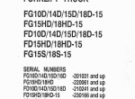 repair manual Komatsu Forklift 2009 - 6