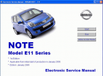 repair manual Nissan Note - E11 01-2005 - 1
