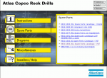 spare parts catalog Atlas Copco Rock Drills ROC L7 mk 11 / Atlas Copco ROC L8 TH, SM - 1
