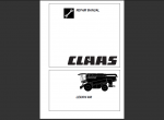 repair manual Claas Lexion 480 - 1