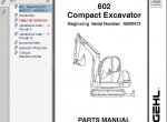 spare parts catalog GEHL Parts Manuals - 1