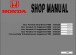 repair manual Honda ESM Accord CF1 CC7  CE8 CE9 1993-1996 - 1