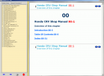 repair manual Honda ESM FR-V 2005 - 2