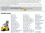 repair manual Hyundai Construction Equipment - Forklifts service manuals - 1