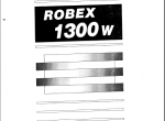 repair manual Hyundai Robex 1300 - 1