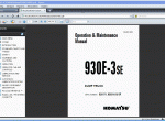 repair manual Komatsu 930E-3SE with 18V170 Series Engine - 1