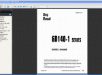 repair manual Komatsu D1 404 SERIES - 1
