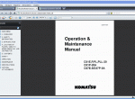 repair manual Komatsu D37E-5 with 6D95L-1 Series Engine - 1