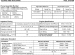 repair manual Komatsu Fuel Injection Pump Calibration Data - 4
