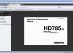 repair manual Komatsu HD785-3 with 12V140-1 Series Engine - 1