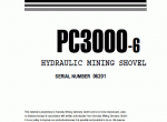repair manual Komatsu Hydraulic Mining Shovel PC3000-6 - 2