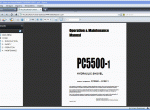 repair manual Komatsu PC5500-1 with 12V159 Series Engine - 1