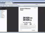 repair manual Komatsu SK1020-5NA with 4D98E-2 Series Engine - 1