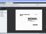repair manual Komatsu WD600-1 with 6D170-1 Series Engine - 1