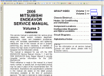 repair manual Mitsubishi Endeavor 2004-2005 - 3
