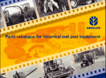 spare parts catalog New Holland Historical - 1