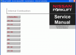 repair manual Nissan Forklift Service Manuals 2009 - 2
