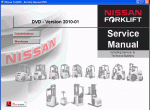 repair manual Nissan Forklift Service Manuals 2010 - 1