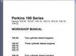 repair manual Perkins 100 Series - 1