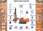 repair manual Tamrock Pantera 1500 Parts and Service Manual - 1